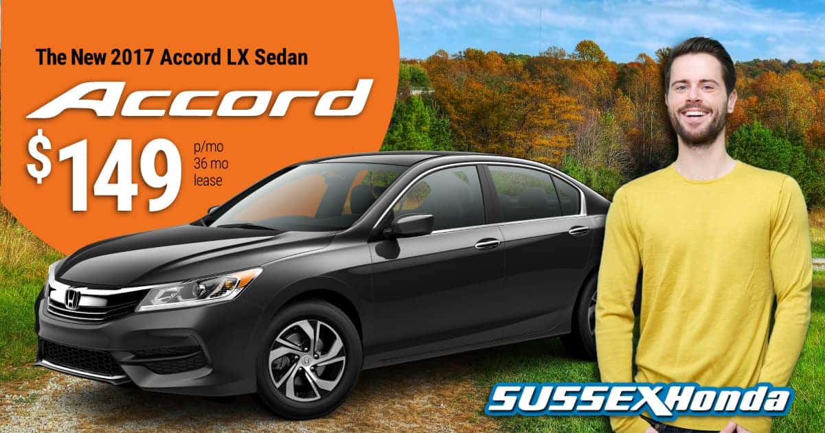 New Honda 2017 Accord Lx Auto Lease Specials For In Newton Nj