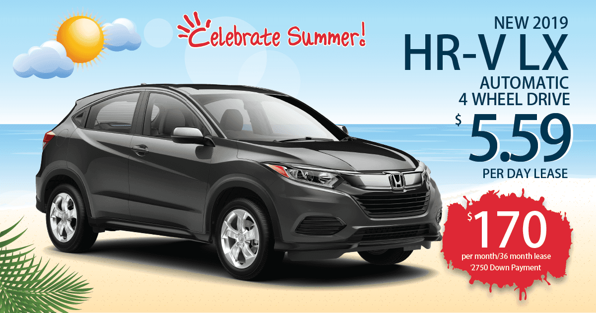2019 Hr V Lease Special Sussex Honda