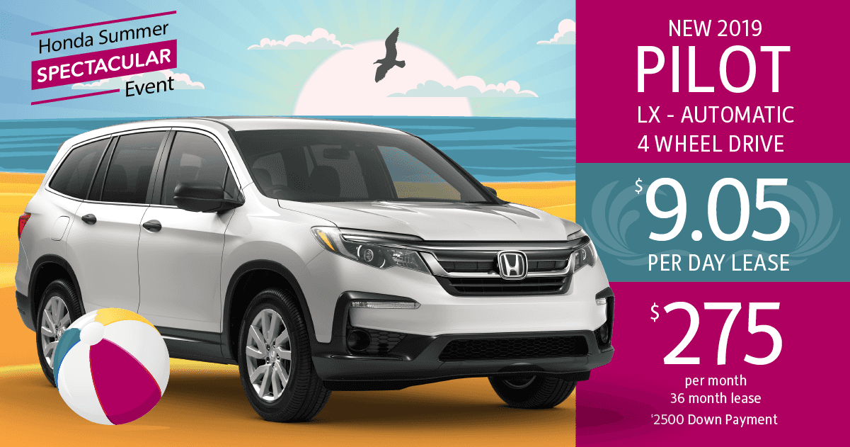 2019 Honda Pilot LX Lease Specials