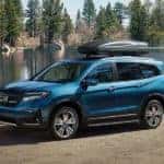 2019 Honda Pilot Parked by Lake