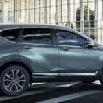 2020 Honda CR-V driving downtown