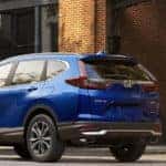 2020 Honda CR-V blue parked