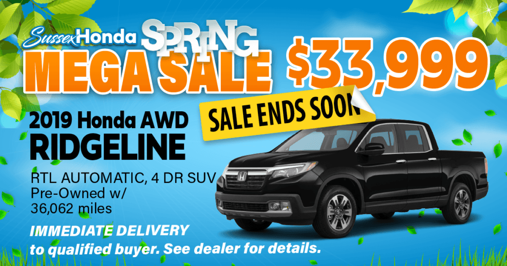 NEW 2025 HONDA RIDGELINE RTL Lease