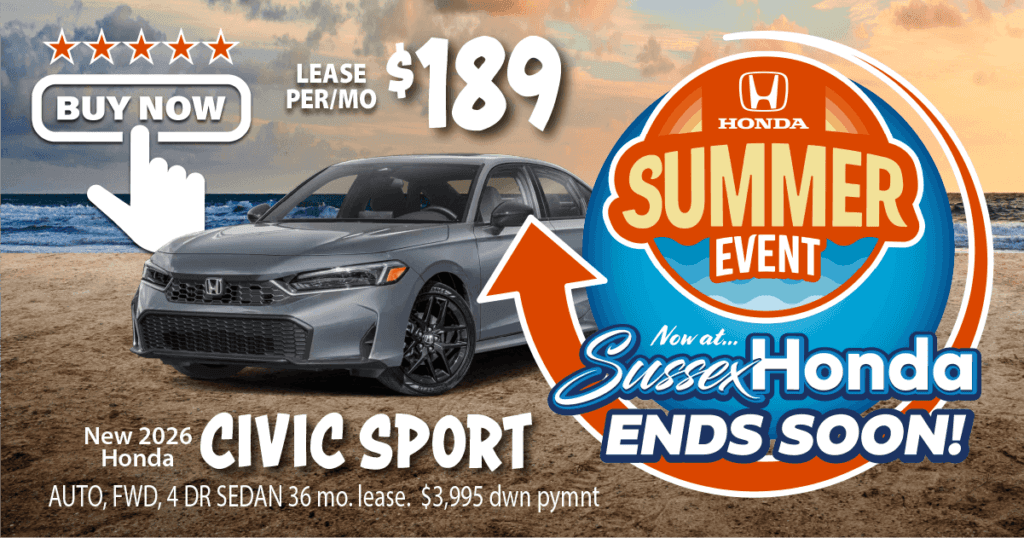 NEW 2026 Honda Civic Sport Sedan