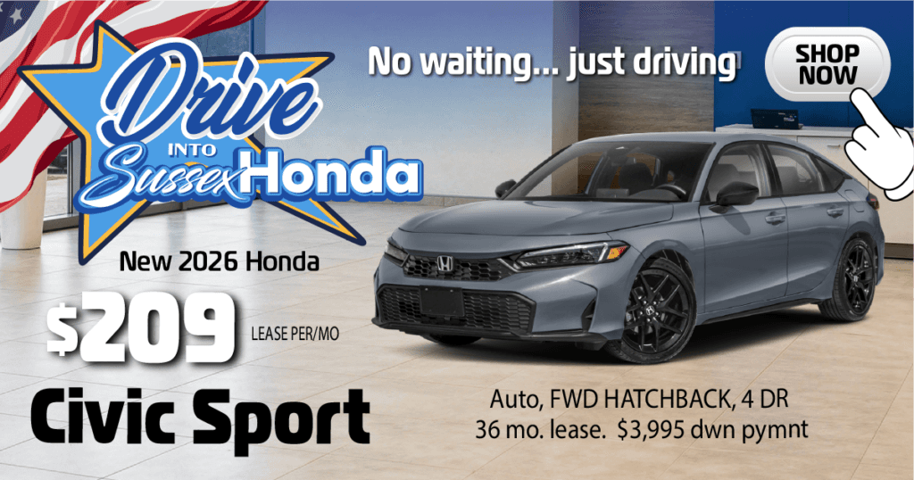 NEW 2026 Honda Civic Sport Hatchback