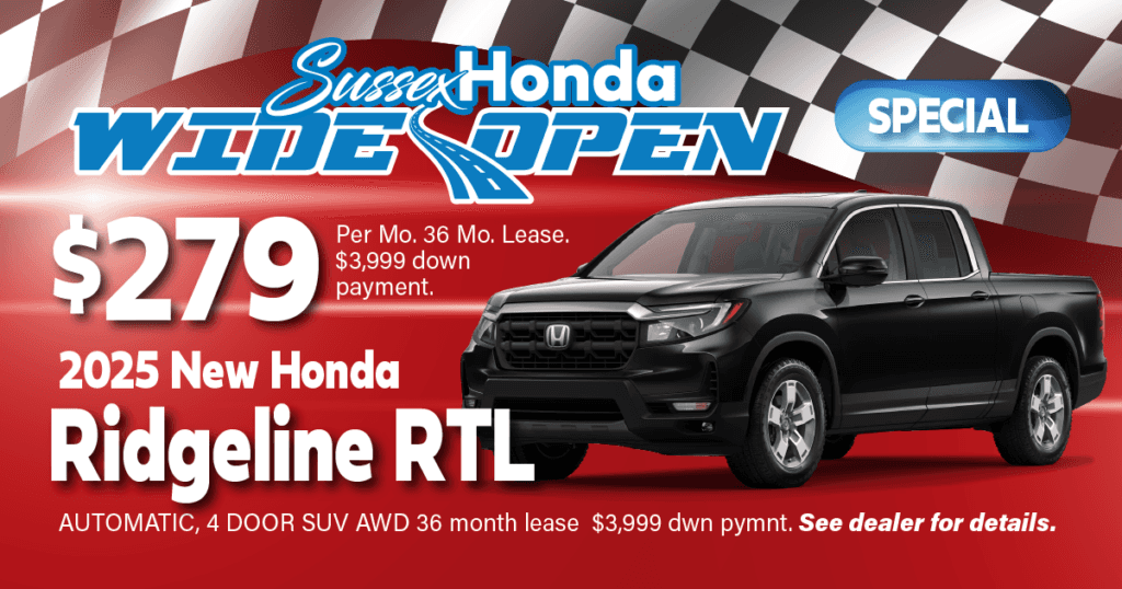 NEW 2025 Honda Ridgeline RTL