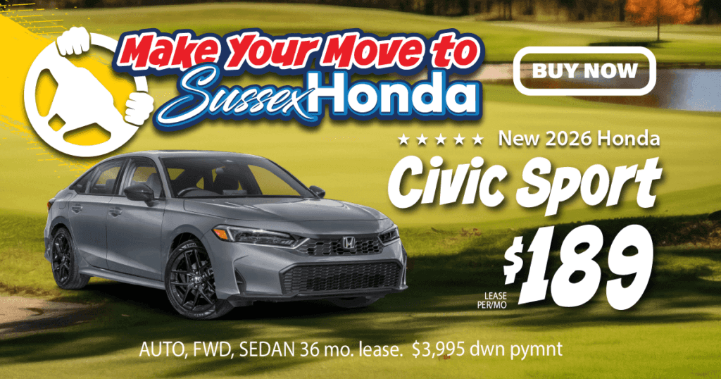 NEW 2026 Honda Civic Sport Sedan