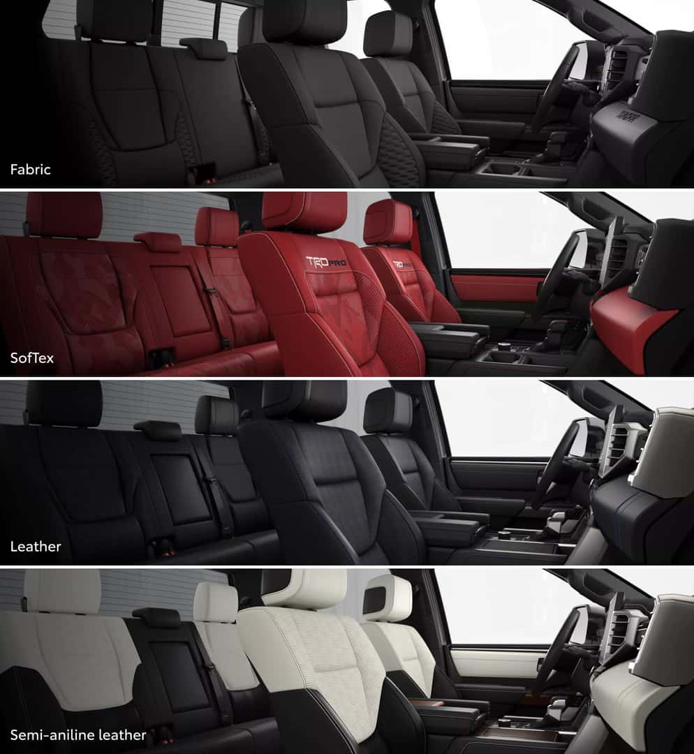 2025 Toyota Tundra Interior Features, Colors & Packages