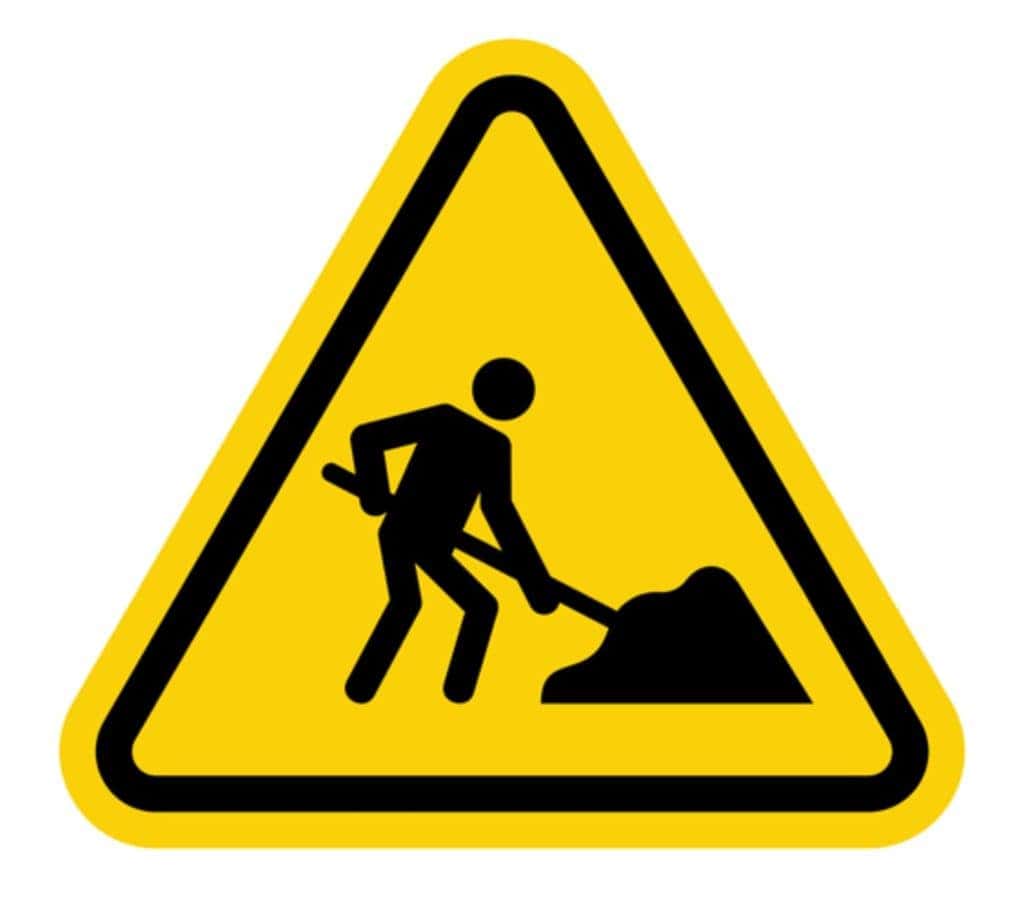 road construction signs meanings