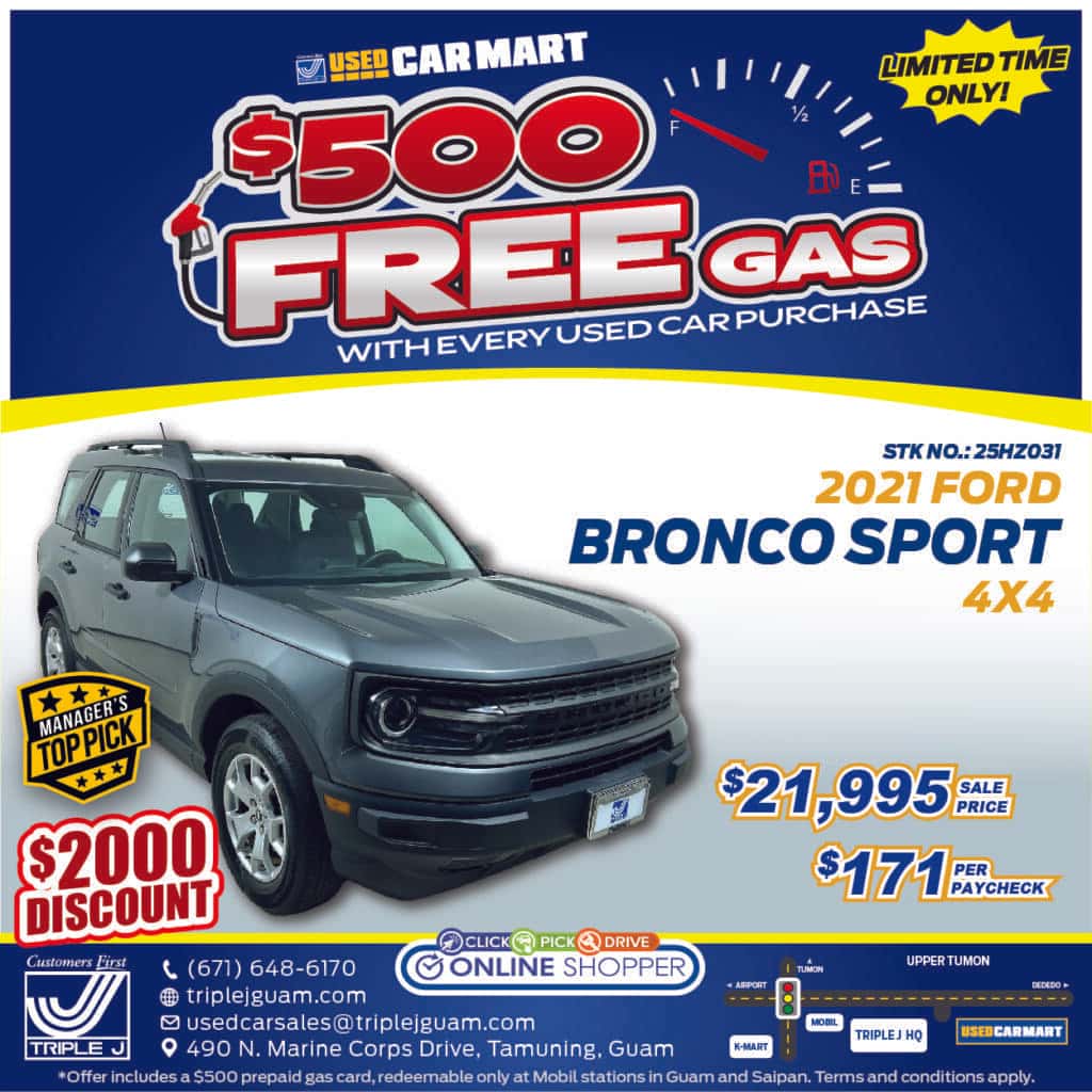 2021 FORD BRONCO SPORT 4X4