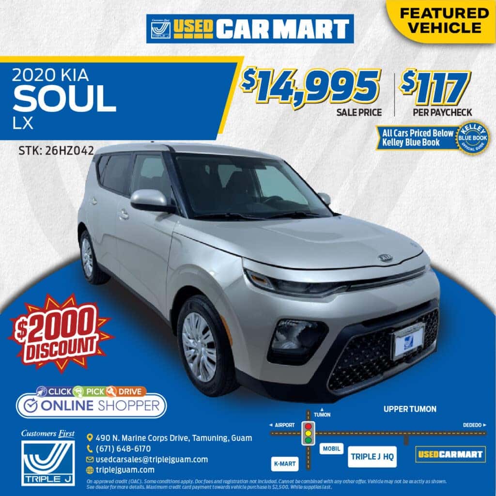 2020 KIA SOUL LX