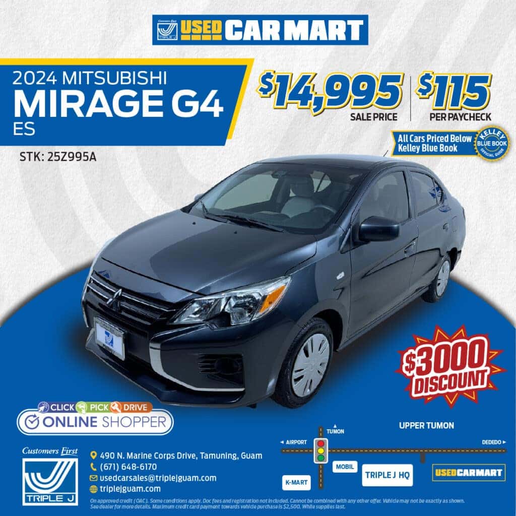 2024 MITSUBISHI MIRAGE G4 ES