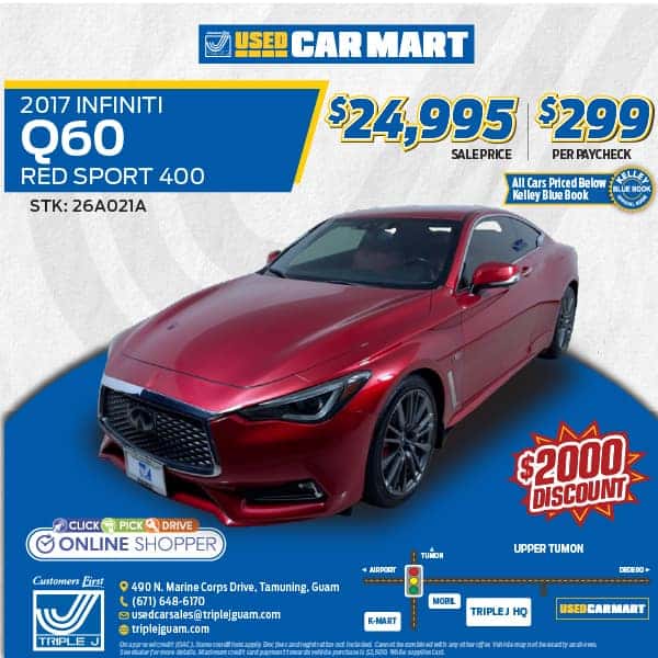 2017 INFINITI Q60 RED SPORT 400