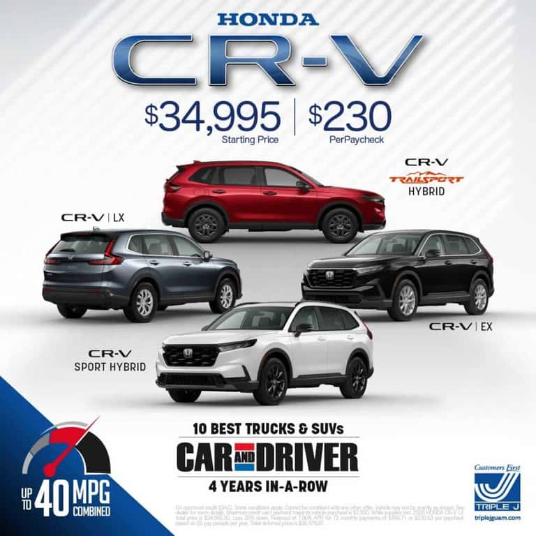 2026 HONDA CR-V LINE UP