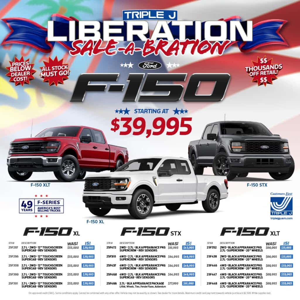 LIBERATION SALE-A-BRATION: FORD F-150