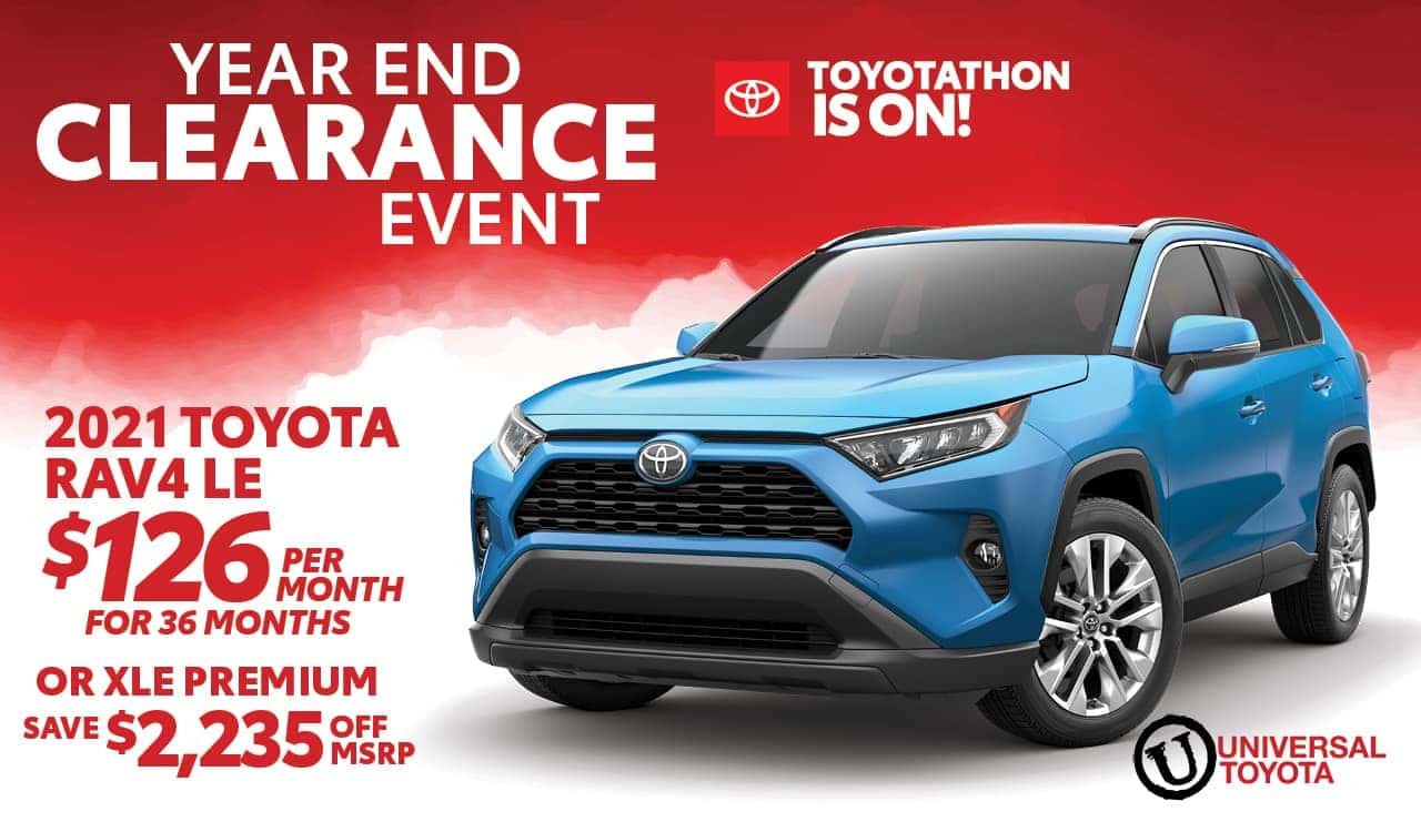 New Vehicle Specials Page | Universal Toyota