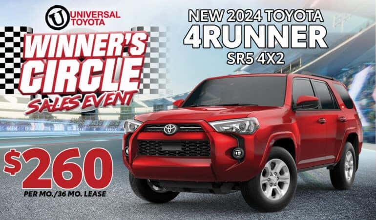 New Vehicle Specials Page | Universal Toyota