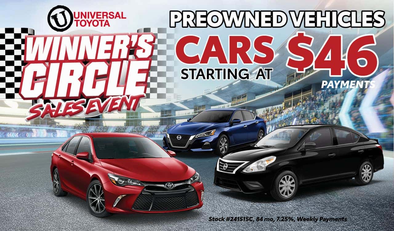 New Vehicle Specials Page | Universal Toyota