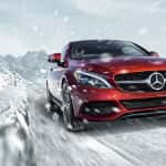 2016 C Class driving in the SNow