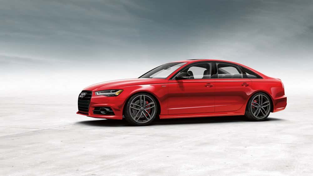 red 2017 Audi A6