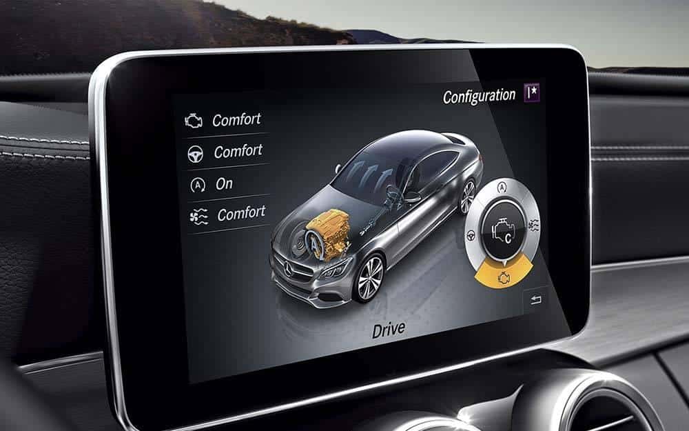 2017 MB C Class Coupe Touchscreen