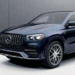 Dark blue Mercedes-Benz GLE Coupe exterior