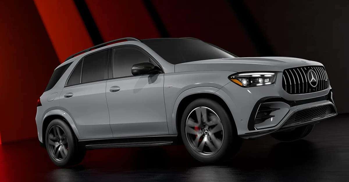 2026 Mercedes-Benz GLE SUV parked inside a building