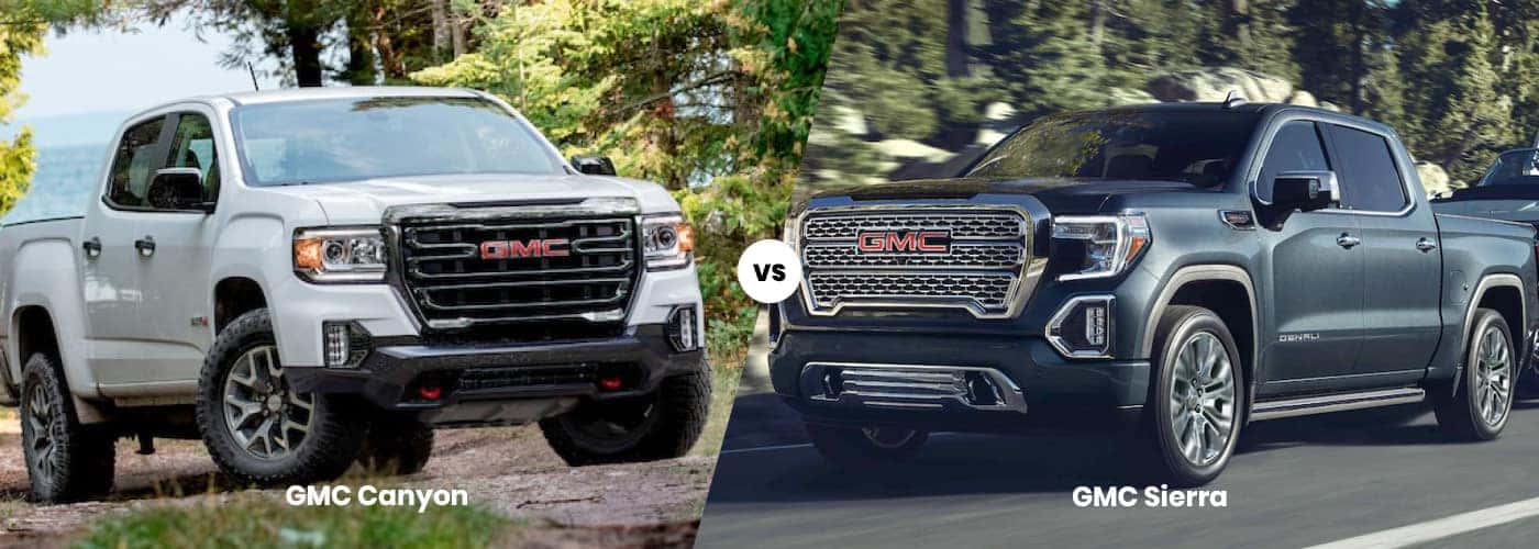 2021 GMC Canyon vs. GMC Sierra Virden Mainline Motors