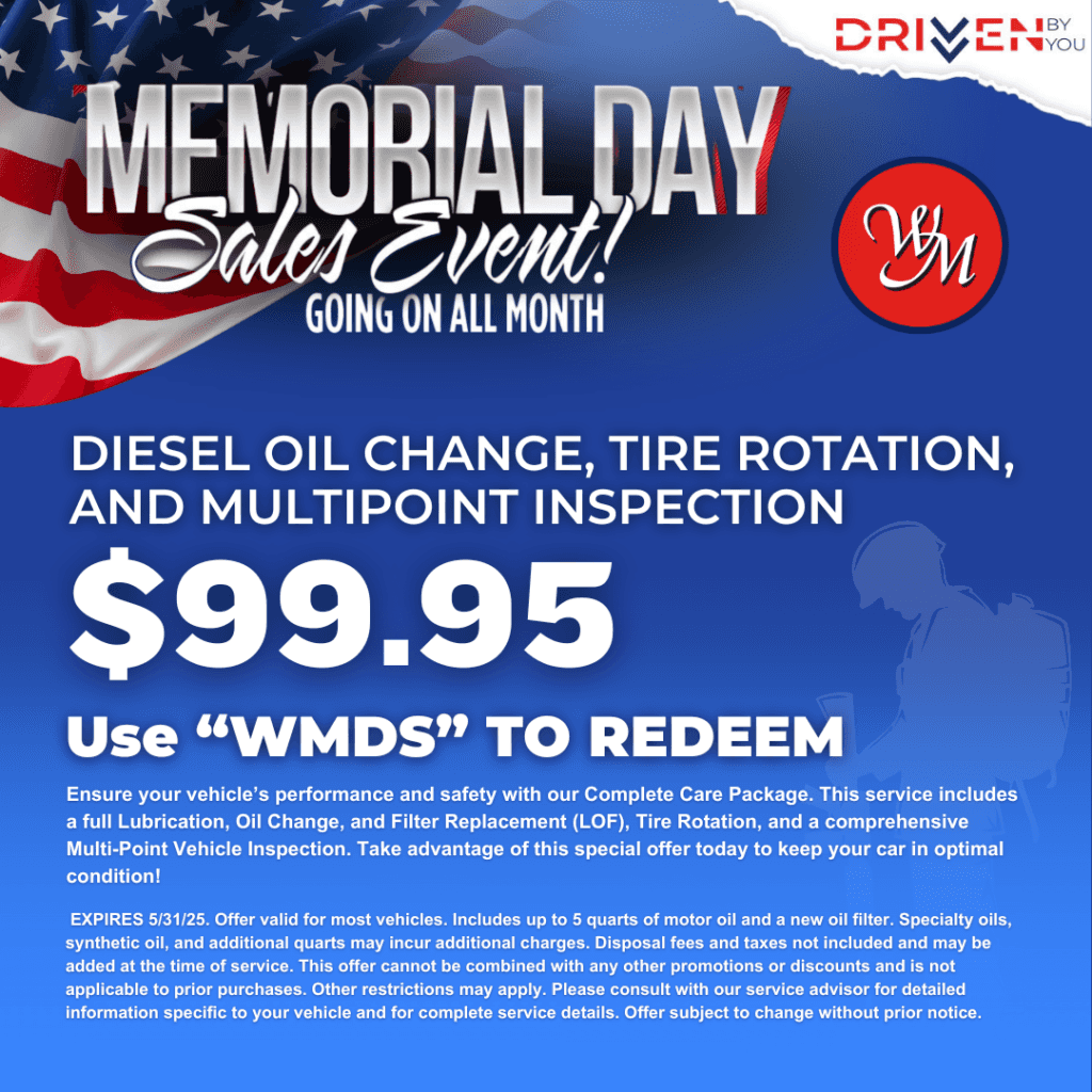 Diesel Oil Change Special
