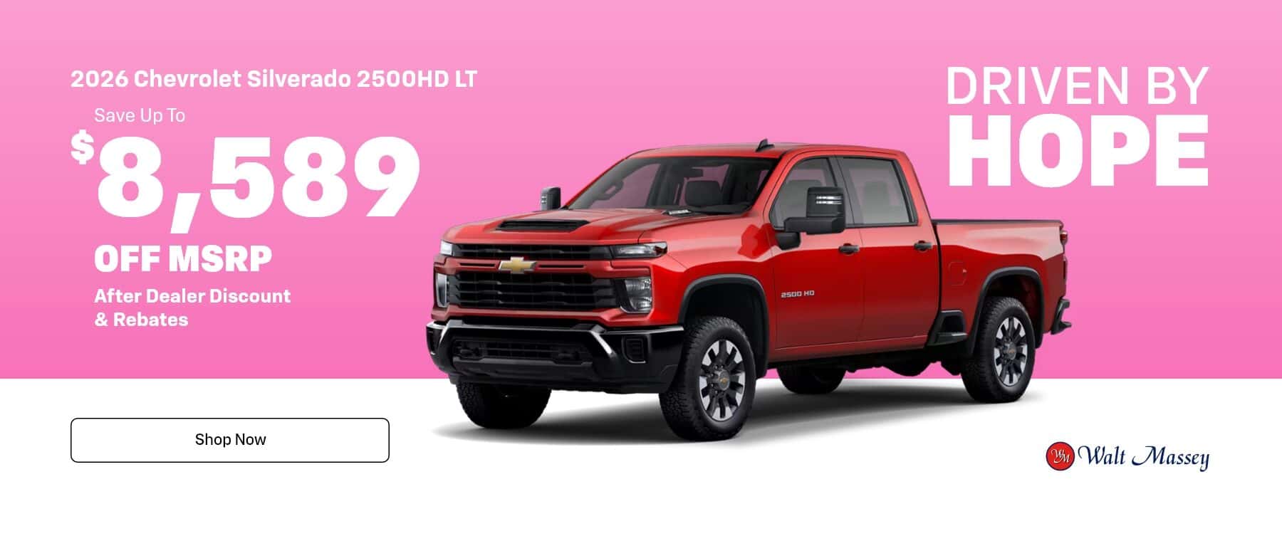Driven by Hope October 2026 Offer