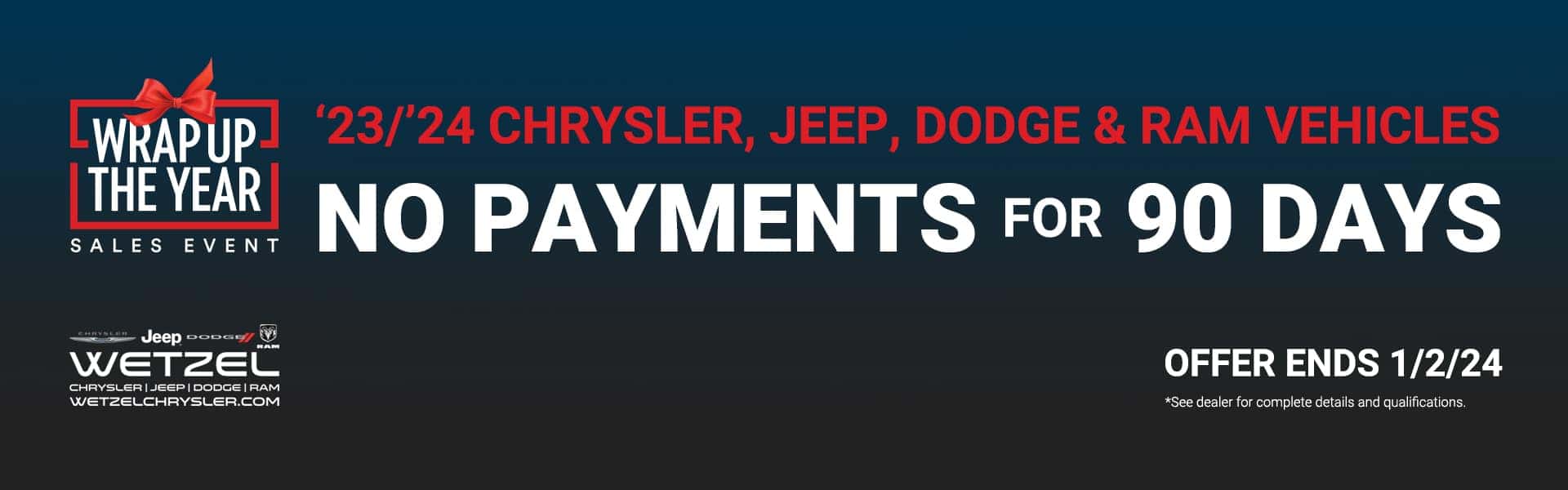 Wetzel Chrysler Jeep Dodge Ram in Richmond, IN New and Used Car Dealer