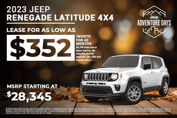 2023 Jeep Renegade Latitude 4x4