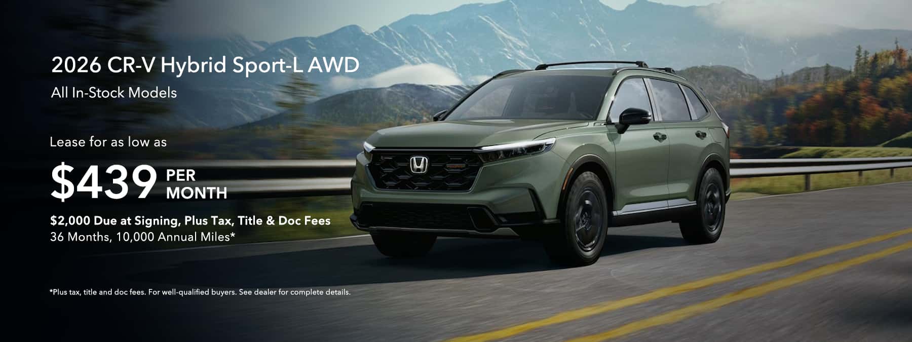 Honda CR-V Hybrid Sport-L AWD