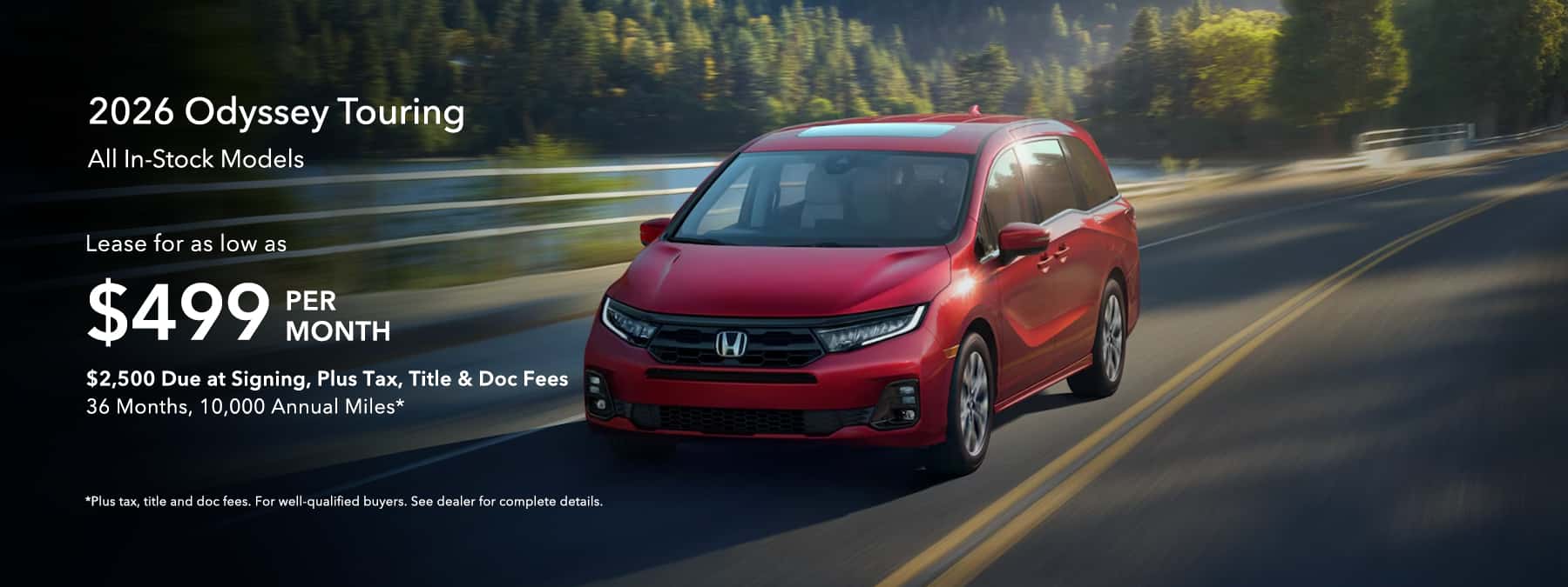 Honda Odyssey Touring Lease