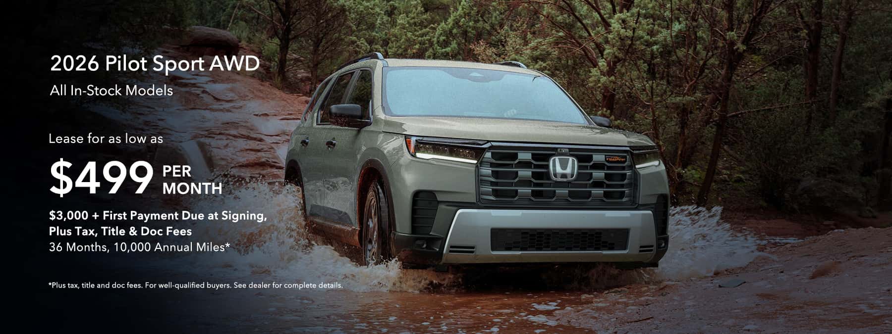 2026 Honda pilot sport AWD