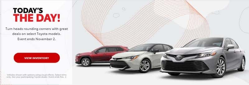 Toyota Today's the Day sale in Shreveport LA
