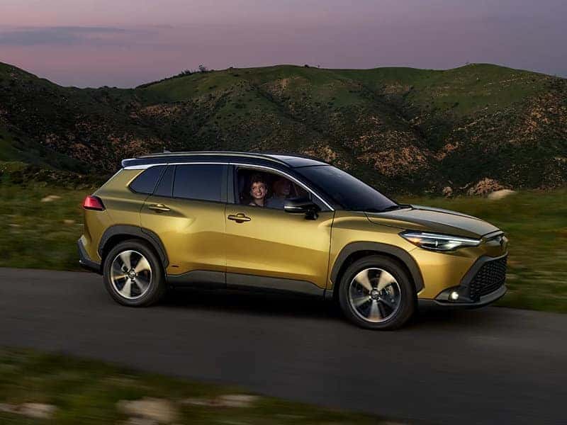 The safety features of the 2023 Toyota Corolla Cross Hybrid