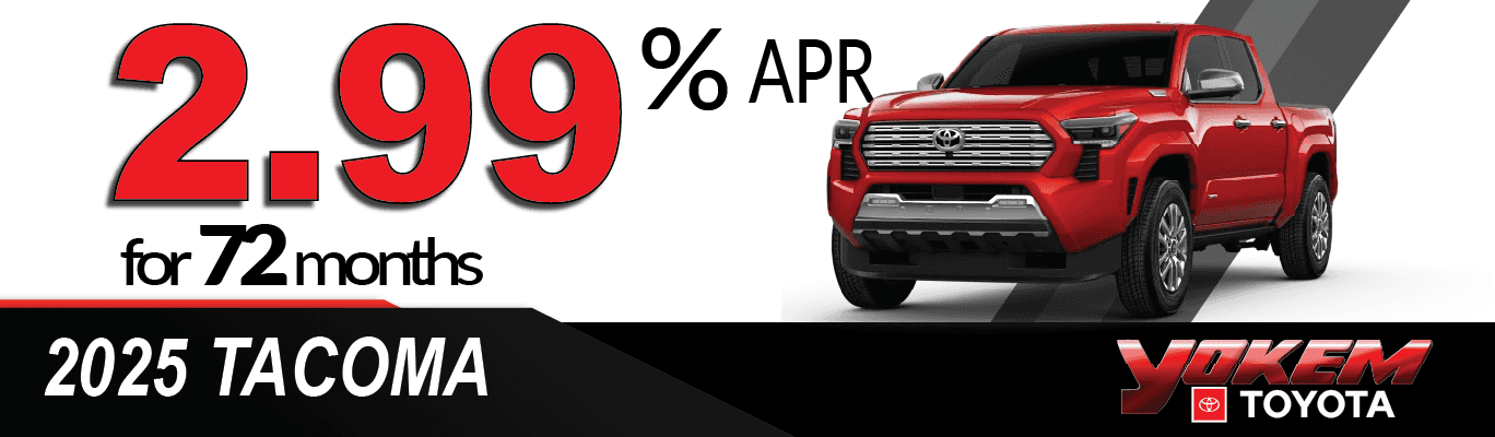 2.99% APR 2025 Tacoma