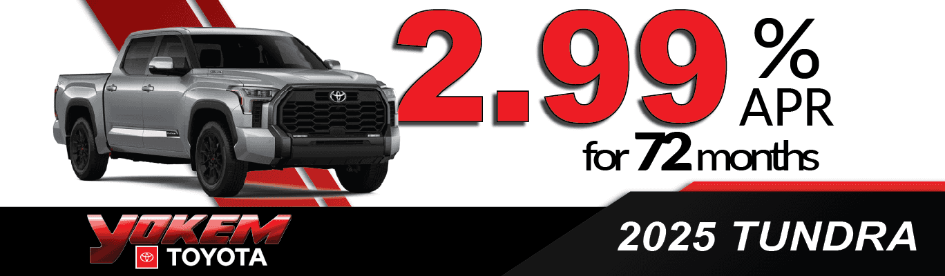 2.99% APR 2025 Tundra
