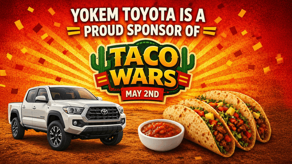 Yokem Toyota proudly sponsors Taco Wars 2026